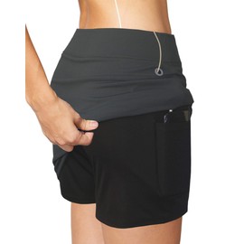 Oyamiki Women's Tennis Skirt Quick Dry Golf Skirt High Waist Athletic Workout Running A Line Casual Skorts with Pockets