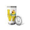 Love Rubber Ducks Men Women Boys Girls Duckie Lovers Stainless