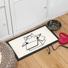 'Cat Sat In Box' Pet Feeding Mat (PM00007227)