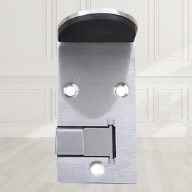 Silver Door Slam Stopper and Noise Reduction Holder Right-Hand Door