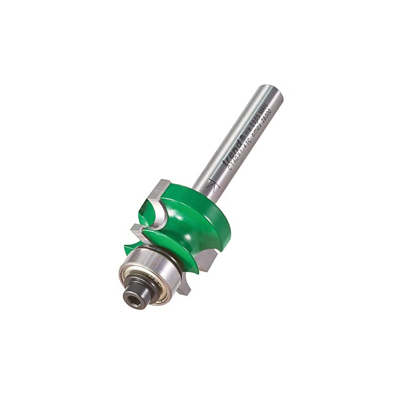 Trend CraftPro Corner Bead Router Cutter, 1/4 Inch Shank, 22.3mm