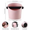 Large Espresso Knock Box, 1.2L Coffee Ground Knock Box,Shock-Absorbent Barista