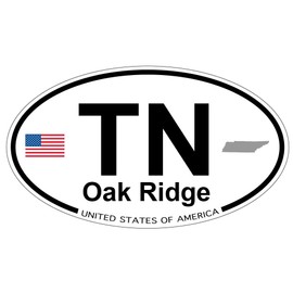US Decal, Inc. Oak Ridge, Tennessee Oval Sticker