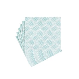 Caspari Basketry Mist Paper Linen Cocktail Napkins - 15 Per Package