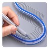 AUXBC 36 Inch Flexible Curve Ruler Graduated Rulers with Inking