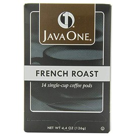 Java One French Roast Coffee, 14-Count Pods (Pack of 6)