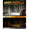 OXILAM 9012/HIR2 Fog Light Bulbs, 6500K Cool White, 6X Brighter