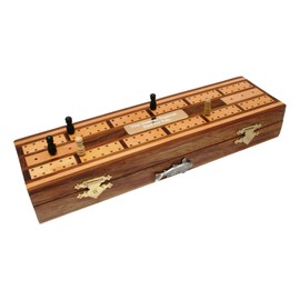 Gamekeepers Cottage gifts Koi Carp Wooden Cribbage Board with Playing Cards & FREE ENGRAVING 206