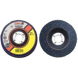 Flap Discs, Z3 -100% Zirconia, Regular - 4x3/8-24 t27 z3 reg 60 grit flap disc