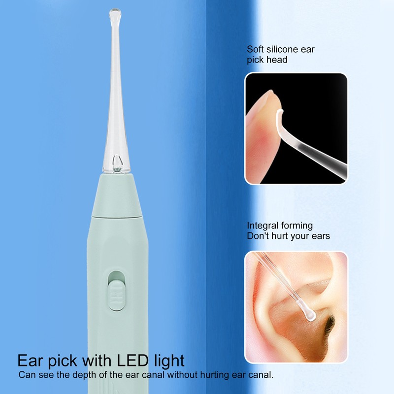 Visual Children Ear Wax Removal Tweezer Kit USB Charging Luminous