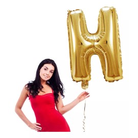 Lecute Globo Letra H Gigante 42'' Letrero 107 Cm Decoracion Adorno