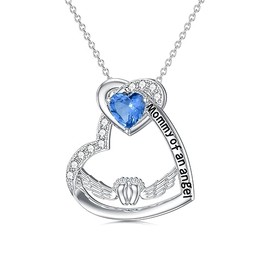 Shusukue Guitar Plectrum Necklace Pendant Chain Sterling Silver 925 Necklaces for Women Girls Women Men Abalone Jewellery, Sterling Silver