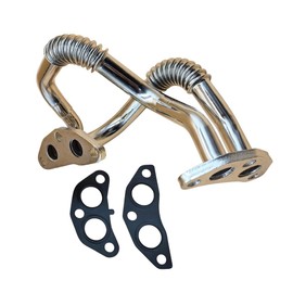 Forlevleap 625-022 Engine Oil Cooler Line Hose Lower Pipe Assembly w/Gaskets For Lexus Rx350 2007-2016, For Lexus Rx450h 2010-2016, For Toyota Highlander 2008-2016, For Toyota Sienna 2007-2016