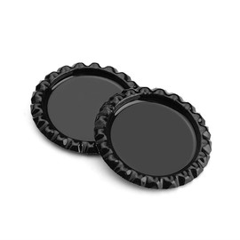 IGOGO Bottle Caps Decorative Bottle Cap for Hair Bows, DIY Pendants or Craft Scrapbooks Black by IGOGO