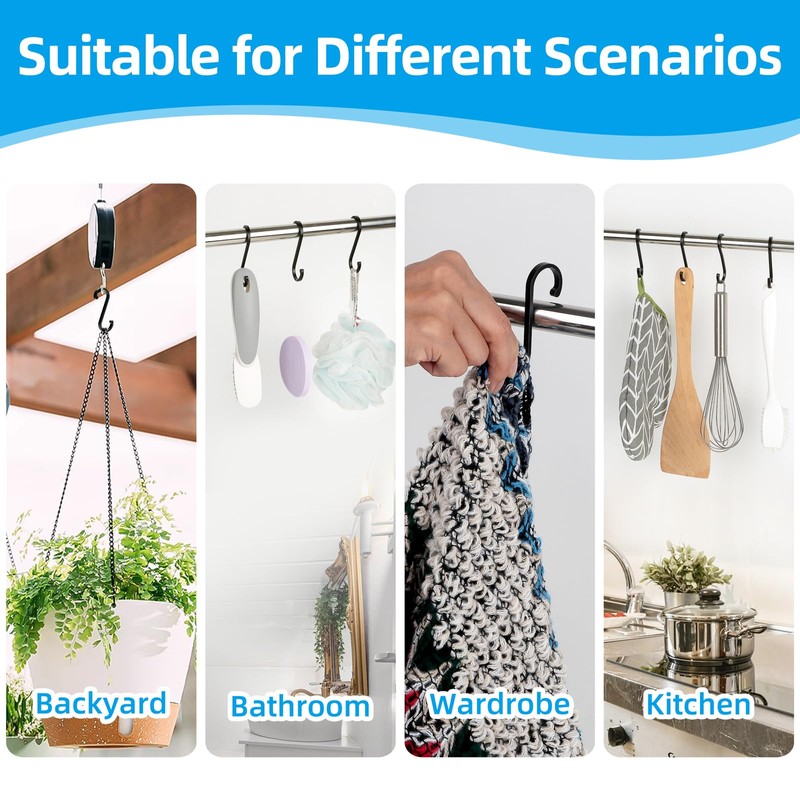 MIHURO S Hooks Pack of 20 Hooks for Hanging Heavy