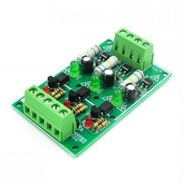 HiLetgo AC 220V Optocoupler Module AC Optocoupler Alternating Current Detect Module 3-5V or PLC 24V Level Power for PLC MCU(3 Channel)