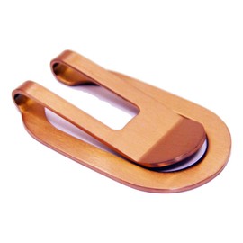 Silver Stainless Steel Slim Money Clip #2 - Champagne