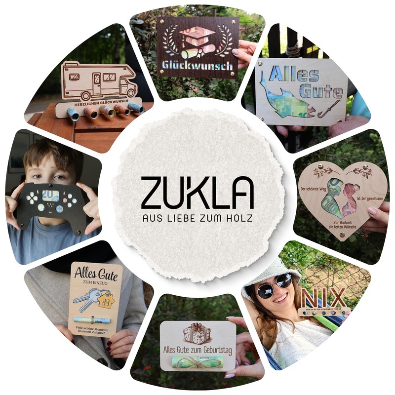 ZUKLA Packaging for Wedding Money Gifts XL 20 x 15