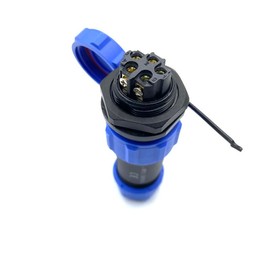 Connector Plug Aviation Plug SP21 5-Pin 5 Pin Solderless Aviation Plug IP68 Waterproof and Dustproof Aviation Plug for Outdoor Lamps Uses 500V 30A (12AWG Cable Screw Crimp)