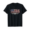 4th of July Texas Patriotic USA Flag T-Shirt