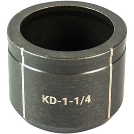 KD-1-1/4 1-1/4" Conduit Size Knockout Die, Pop