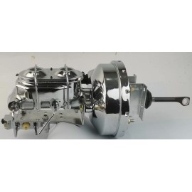 Rodspeedracing 1964-66 Ford Falcon  7" Power Brake Booster Master Cylinder Disc Disc Prop Valve