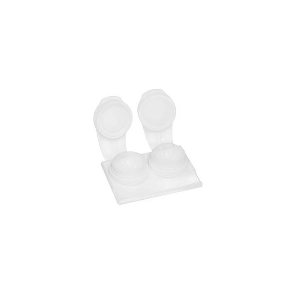 Clear Flip-Top Contact Lens Flat Packs. (Pack of 100)