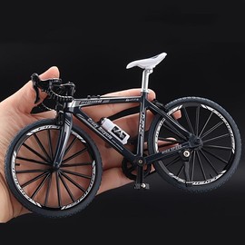 DIY Alloy Simulation Bicycle Model Ornament, Mini Bicycle, Decorative Racing Toy Model Collection Easter Gift