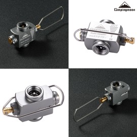 CAMPINGMOON Gas Canister Refill Adapter Portable Lindal Valve Can Shifter Camping Outdoor Backpacking