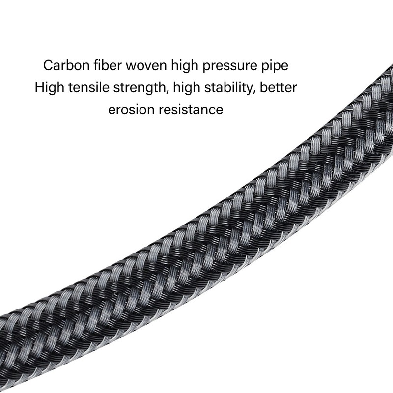 Diving High Pressure Regulator Hose Professional Carbon Fiber Woven Flexible