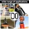 Pack of 10 Small Carabiners, 1 Inch Oval Spring Snap