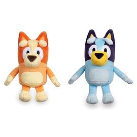Bluey Friends Soft Bingo Plush Toy 2PCS 20cm/8" Tall AFORENTER Bingo Plush Dog Just Like Cartoon for Children Ages 3+ Years