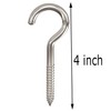 Axe Sickle 4 Inch Heavy Duty Large Screw Hook Ceiling