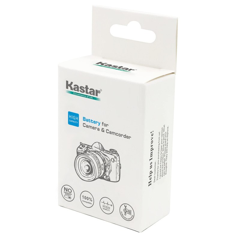 Kastar 4-Pack LP-E6 Battery and LCD AC Charger Compatible with