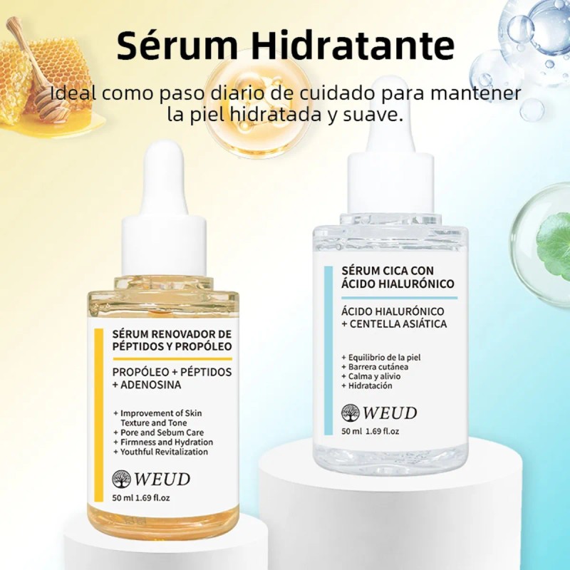 2*50ml Cuidado Facial Esencias Para Hidratante Y Firmness