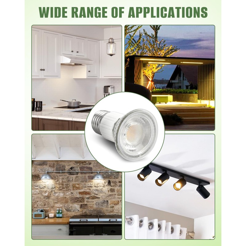 2 PCS E27 Range Hood Light Bulbs Replacement, Fit for