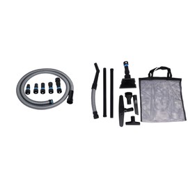 Premium Quick Click Multi-Brand Power Tool 7-Piece Dust and Fume Collection Set with 10 Ft. Hose and Wet/Dry Vacuum Accessories