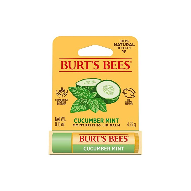 Bálsamo Labial Burt's Bees Pepino y Menta 4.25 G