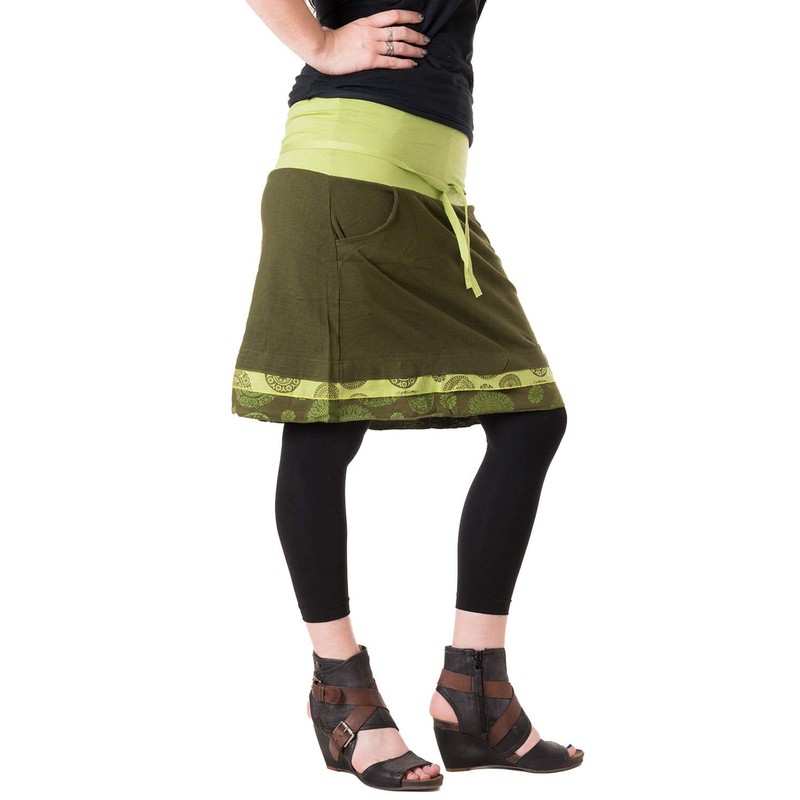 Vishes - Alternative Clothing - Short Layered Look Skirt Made