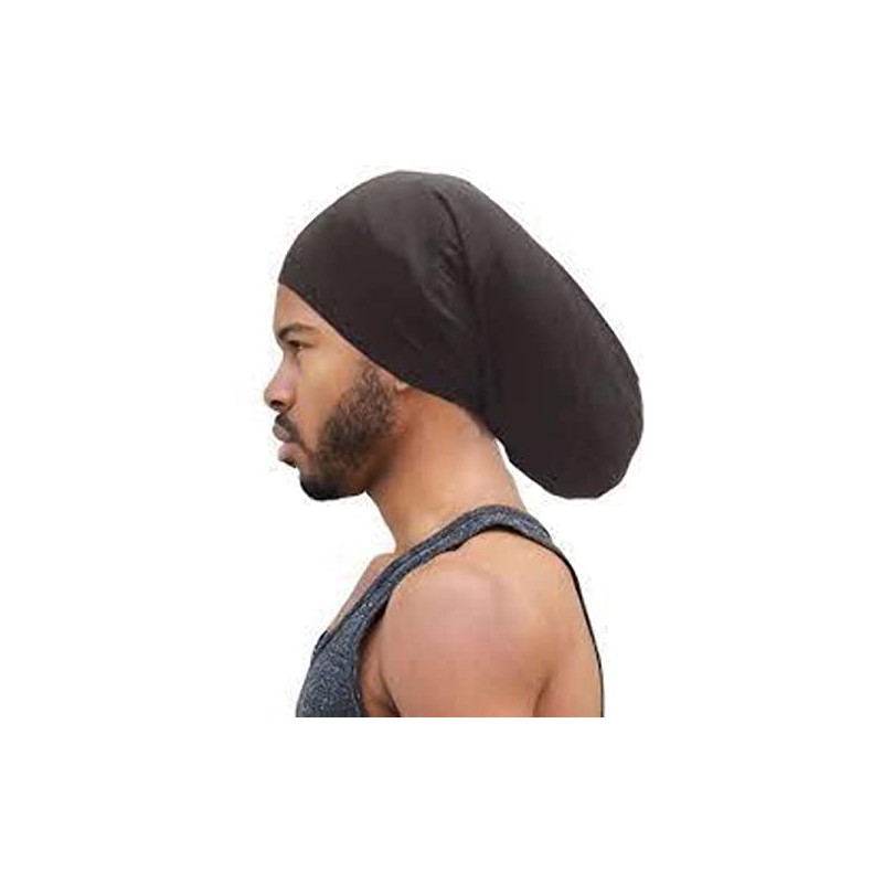 King.J Regular Size Unisex Spandex Cap For Dreadlocks, Black, 1
