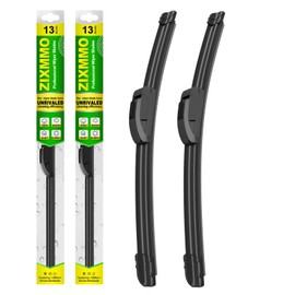 ZIXMMO OEM Quality 13in + 13in Premium All-Season Windshield Wiper Blades for Original Equipment Replacement(Set of 2)