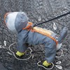 VIRIDIANA Impermeable para Perro con Capucha EVA, Impermeable para Perros