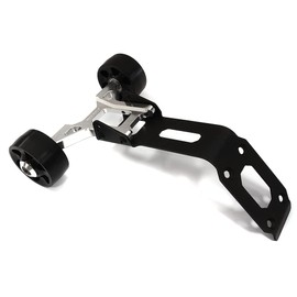 Silver Billet Machined Wheelie Bar for Traxxas 1/8 Sledge 4WD Monster Truck