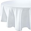 Sander tablecloth"Loft" white size round: 150 cm Ø