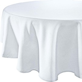 Sander tablecloth"Loft" white size round: 150 cm Ø