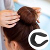 KIRZAX Kit 4 Ciambelle Chignon, Fantastico Strumento per la Creazione