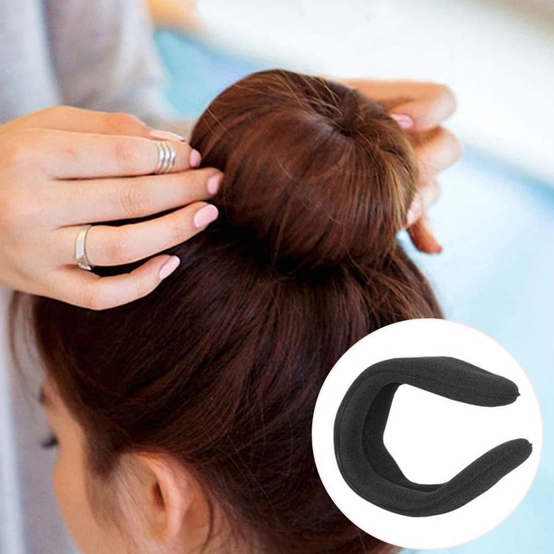 KIRZAX Kit 4 Ciambelle Chignon, Fantastico Strumento per la Creazione