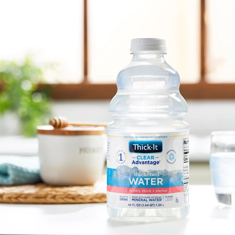 Thick-It Clear Advantage Thickened Water Unflavored 46 oz. Bottle