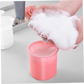 Beavorty 3pcs Portable Bubble Maker Foaming Cup for Gentle Face Body Cleansing Random Color