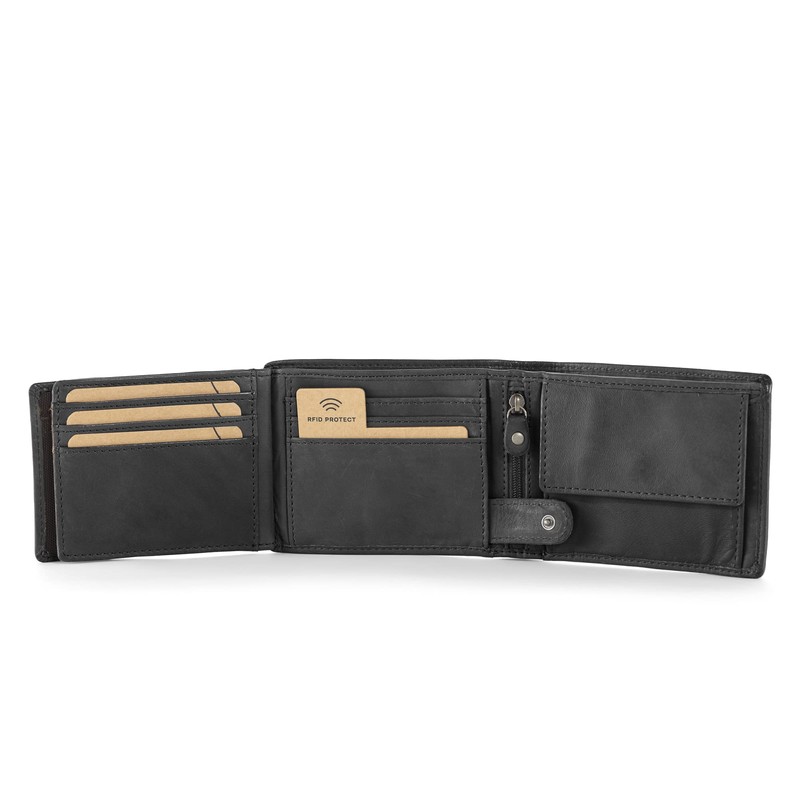 Cas8 Men's Wallets, graphite, Classic